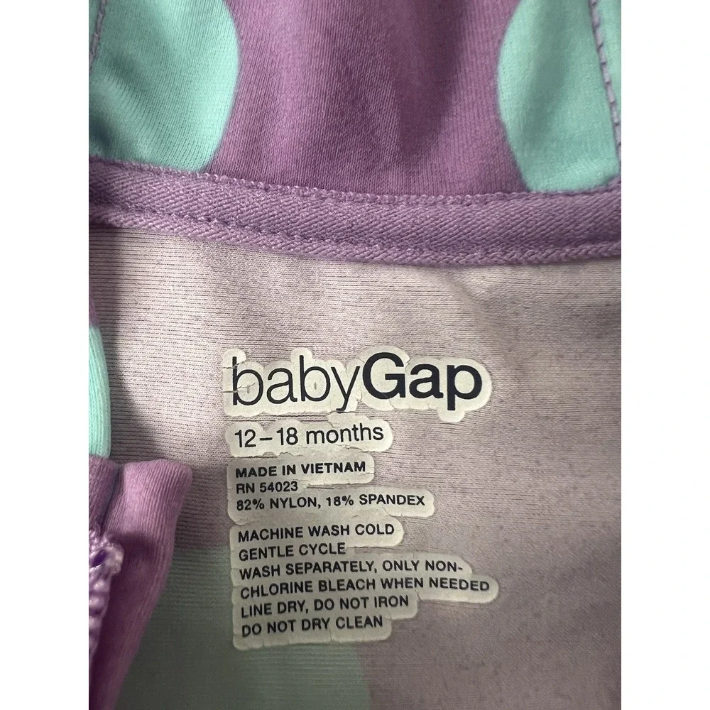 Baby Gap Polka Dot Bathing Suit Size 12-18